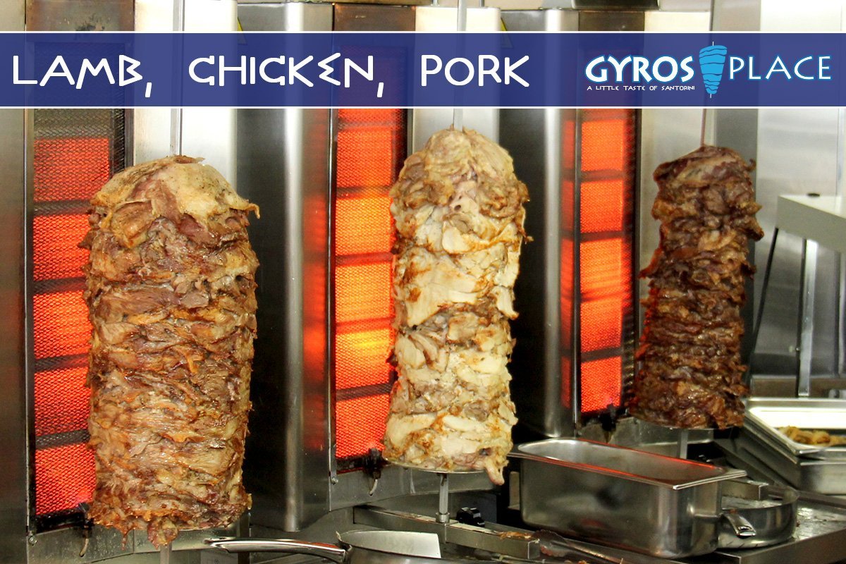 lambchickenporkgyro GyrosPlace Gyros Place Greek Restaurant